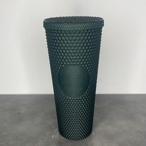 Starbucks Dark Green Jelly Studded Tumbler 24oz Venti